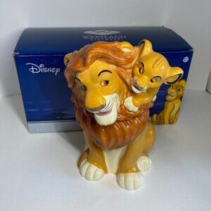 Westland Disney The Lion King Simba On Mufasa Cookie Jar In Box 23658 Giftware